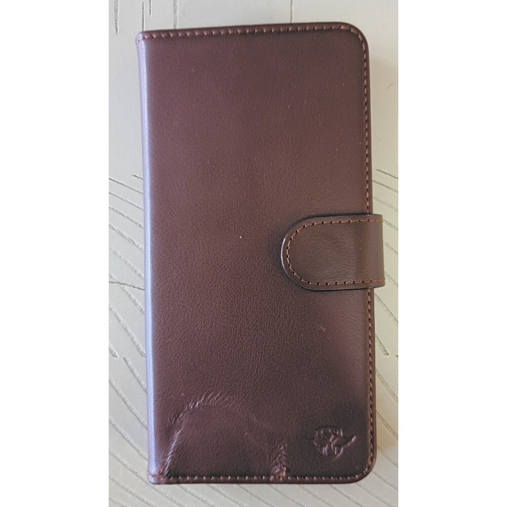 DuckSky Brown Leather Folio Wallet Case for Apple iPhone 17 Air (6.5")